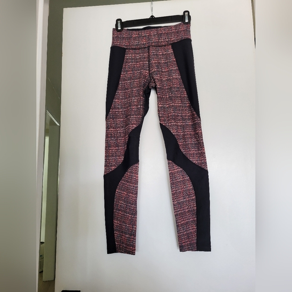 Free People Movement Leggings Yoga Workout Mesh Contrast Panel Size Small - Picture 4 of 10